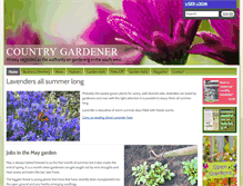 Tablet Screenshot of countrygardener.co.uk